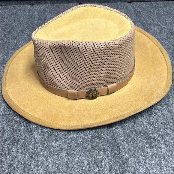 Outback Tan Fedora Hat - Picture 3 of 11